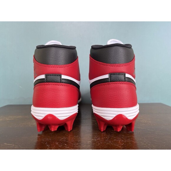 Air Jordan 1 Mid Alpha Menace "Chicago" Football Cleats Men’s Size 13 FJ6805-106 - Picture 9 of 11